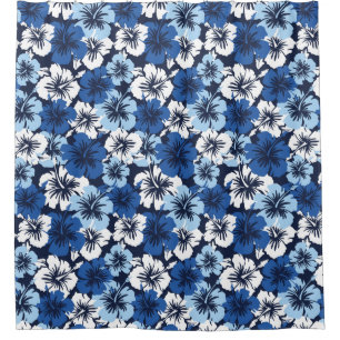 Epic Hibiskus Hawaiian Floral Aloha Shirt drucken Duschvorhang