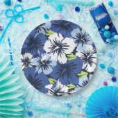 Epic Hibiskus Hawaiian Floral Pappteller (Party)