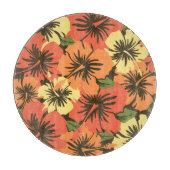 Epic Hibiskus Hawaiian Glass Cutting Board Schneidebrett (Vorderseite)