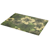 Epic Hibiskus Hawaiian Glass Cutting Board Schneidebrett (Ecke)