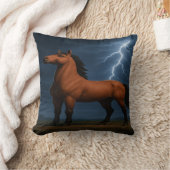 Epic Horse Throw Kissen | 3D Fantasy Thunderstorm (Decke)