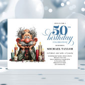 Epic Humor For Him 50th Birthday Bash Invitation Einladung