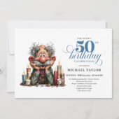 Epic Humor For Him 50th Birthday Bash Invitation Einladung (Vorderseite)