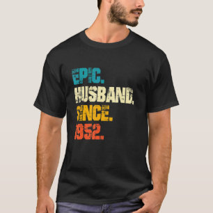 Epic Husband Seit 1952 70. Hochzeitstag T-Shirt