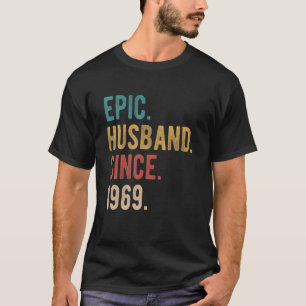 Epic Husband Seit 1969 53. Hochzeitstag T-Shirt
