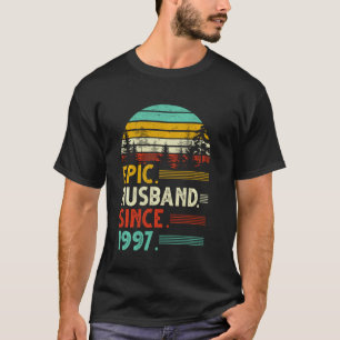 Epic Husband Seit 1997 22. Hochzeitstag T-Shirt