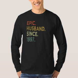 Epic Husband Seit 1997 25. Hochzeitstag T-Shirt