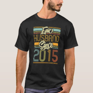 Epic Husband Seit 2015 8 Jahre 8. Hochzeit T-Shirt