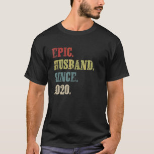 Epic Husband Seit 2020 2. Hochzeitstag T-Shirt