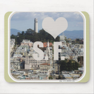 Epic I Liebe San Francisco Mousepad