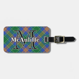 Epic Ireland Clan MacAuliffe McAuliffe Tartan Gepäckanhänger