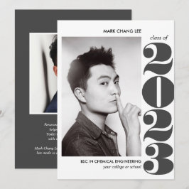 EPIC JAHR | GRAY BOLD UNI FOTO ABSCHLUSS KARTE