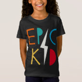 Epic Kid farbenfroh T-Shirt (Vorderseite)
