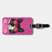 Epic Kitty in Shades Gepäckanhänger (Vorderseite horizontal)