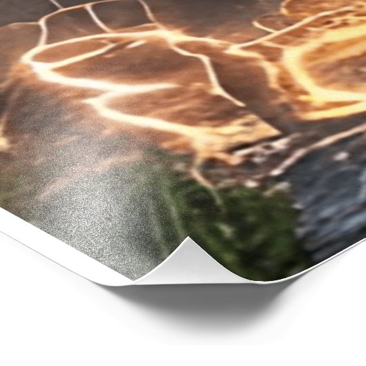 Epic Knight Warrior Digital Poster Mittelalterlich (Ecke)