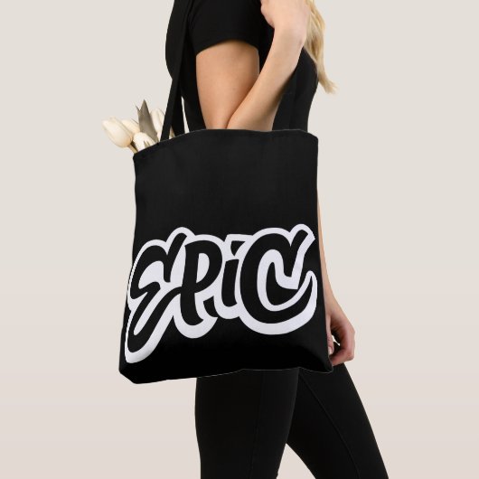EPIC Letters - Graffiti - Phantastisch schwarz sei Tasche (Von Nahem)