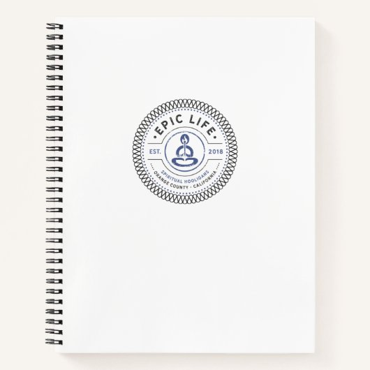 Epic Life Spiritual Hooligan Notebook Notizblock (Vorderseite)