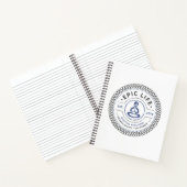 Epic Life Spiritual Hooligan Notebook Notizbuch (Innenseite)