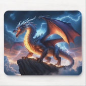 Epic Lightning Dragon Fantasy Gaming Mouse Pad Mousepad (Vorne)