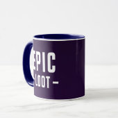 Epic Loot Gamer Lila White Teen Boy Slogan Tasse (Vorderseite Links)