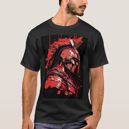Epic Motivational Spartan Warrior Trojan Warrior G T-Shirt (Vorderseite)