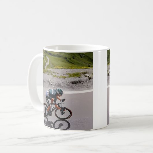 Epic Mountain Cycling Kaffeetasse (Vorderseite Links)