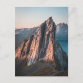 Epic Mountain Norwegen Landscape Foto Postkarte (Vorderseite)