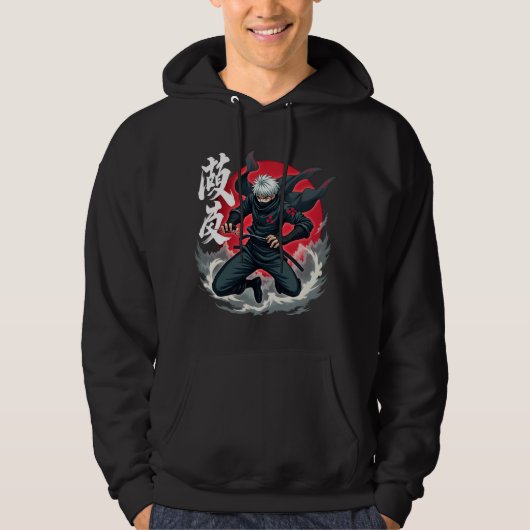 Epic Ninja Warrior - Japanisch Samurai Anime Shino Hoodie (Vorderseite)