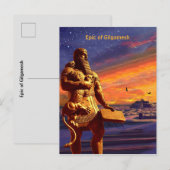 Epic of Gilgamesh Ankündigungspostkarte (Vorne/Hinten)