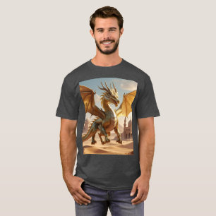 Epic Oriental Dragon - Fantasy Graphic T - Shirt