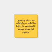 Epic Parking Fail Sticky Notes Post-it Klebezettel (Vorderseite)