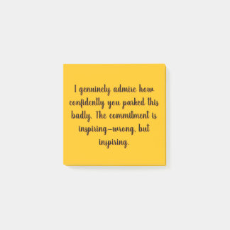 Epic Parking Fail Sticky Notes Post-it Klebezettel