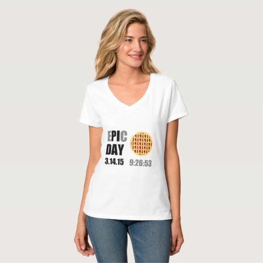 Epic Pi Day - E"PI"C DAY T-Shirt (Vorderseite Vollansicht)