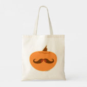 Epic Pumpkin Mustache Jack-O-Lantern Design Tragetasche (Rückseite)