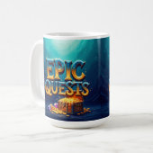 Epic Quests Kaffeetasse (Vorderseite Links)