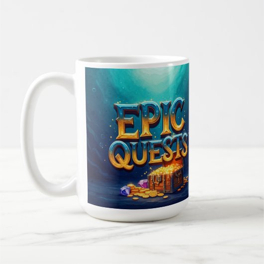 Epic Quests Kaffeetasse (Links)