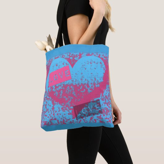 Epic Retro Liebe Herzdesign Tasche (Von Nahem)