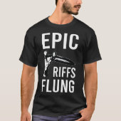 Epic Riffs Flung - Punk Rock mit Retro Ca T-Shirt (Vorderseite)