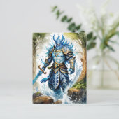 Epic RPG Knight Postkarte (Stehend Vorderseite)