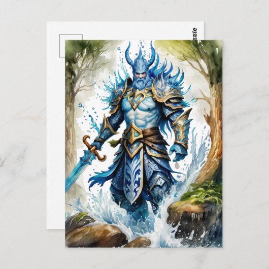 Epic RPG Knight Postkarte (Vorne/Hinten)