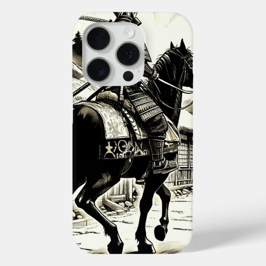 Epic Samurai Rider Manga Art Print Case-Mate iPhone Hülle (Rückseite)