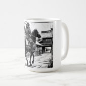 Epic Samurai Rider Manga Art Print Kaffeetasse (VorderseiteRechts)