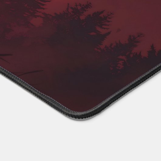 Epic Samurai-Silhouette Schreibtischunterlage (Ecke)