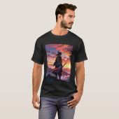 Epic Samurai Warrior T - Shirt Design - Anime Styl (Vorne ganz)
