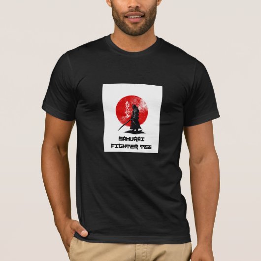 Epic Samurai Warrior Tee | Standing With Sword (Vorderseite)
