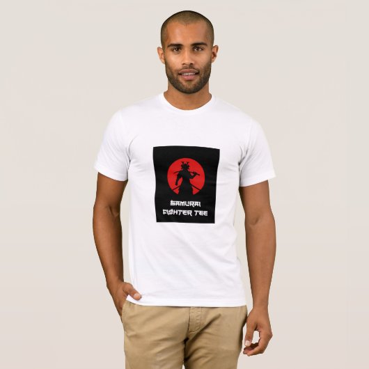 Epic Samurai Warrior Tee | Standing With Sword  (Vorne ganz)