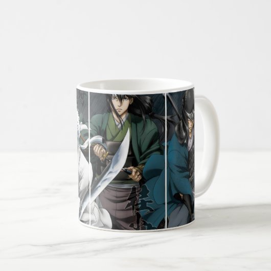 Epic Samurai Warriors Anime-Tasse Kaffeetasse (VorderseiteRechts)