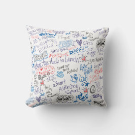 Epic School Day Doodle Time Fun Art Kissen