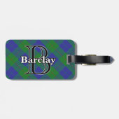 Epic Scotland Clan Barclay Jagd Tartan Gepäckanhänger (Rückseite horizontal)