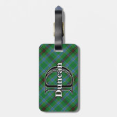 Epic Scotland Clan Duncan Tartan Gepäckanhänger (Rückseite vertikal)